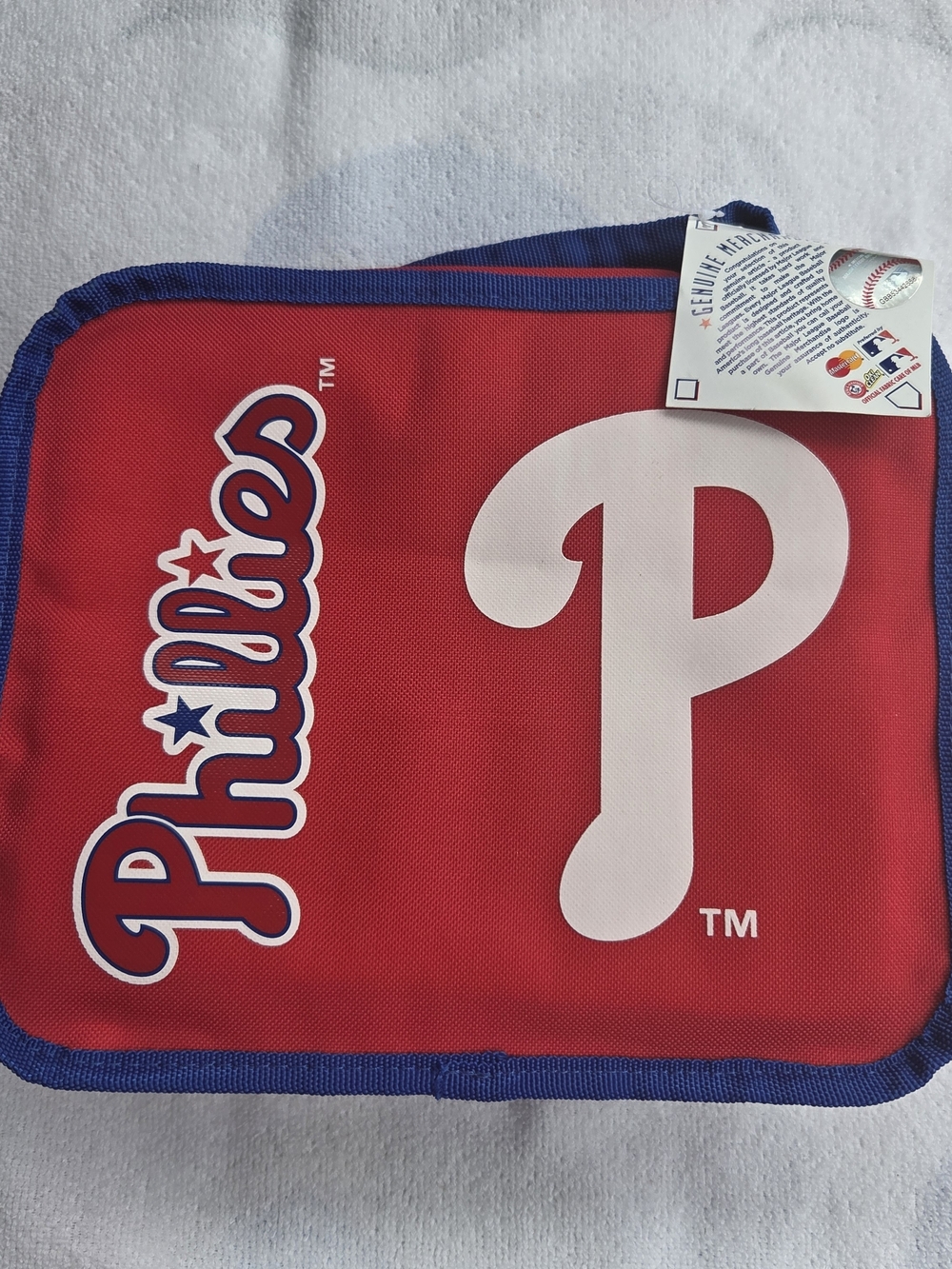 Philadelphia Phillies Insulated Zip Cooler Bag - Red Blue White MLB Baseball